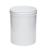 8oz. White Single Wall Jars 275 Case