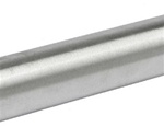 1 1/4" O.D. Stainless Steel Shower Rod, 60" Length, Satin Stainless Finish - Wall/Gauge: .035/20