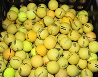 300 Assorted Yellow Range Golf Balls - Grade 4A/3A Mix