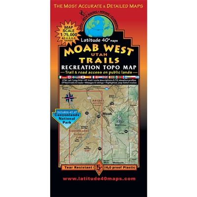 Moab West Map