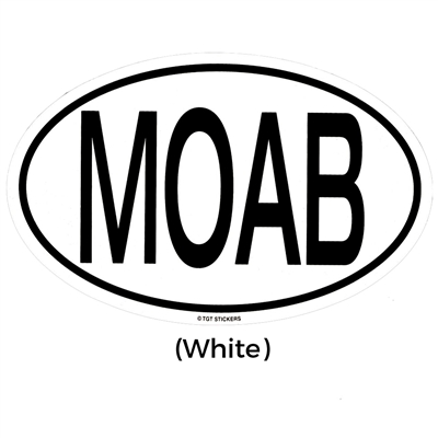 Sticker - MOAB Oval Large