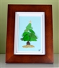 7in x 9in frame Christmas tree scene