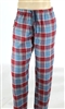 Northwest BlueÂ® men's flannel plaid lounge pant.