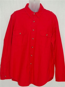 National OutfitersÂ® men's solid heavyweight brawny shirt.