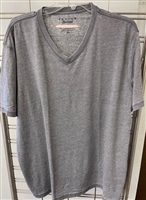 Famous Brand men's  V neck burnout tee.