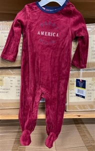 Perry Ellis infant velour coveralls.