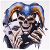 Harley Joker Skull  Full color Graphic Window Decal Sticker