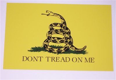 Gadson Dont Tread on Me American Flag Full color Graphic Window Decal Sticker