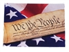 American Flag US Constitution "WE THE PEOPLE"   Full color Graphic Window Decal Sticker
