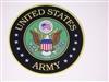 United states Army Circle Full color Graphic Window Decal Sticker