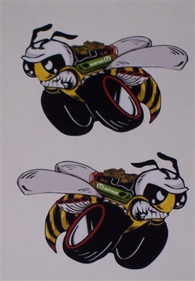 FULL COLOR PRINTED VINTAGE MOPAR Scat Pack Rumble Bee Decals Made of High Quality 3M Graphic Vinyl Film