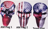 Flag Bone Skull Decals