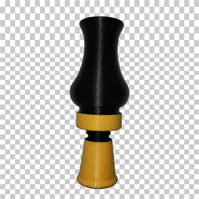 Double Reed  Black and Yellow Duck Call / Calls Mallard Ducks