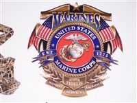 United States Marines Full color Graphic Window Decal Sticker