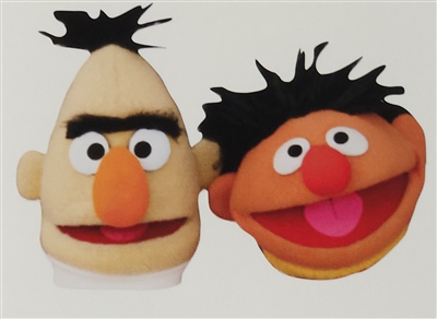 Burt and Earnie Sesame Street Full color Graphic Window Decal Sticker