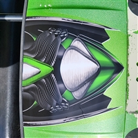 Green EZGO w/ Golf Cart Cold Steel HOOD & Side Graphics