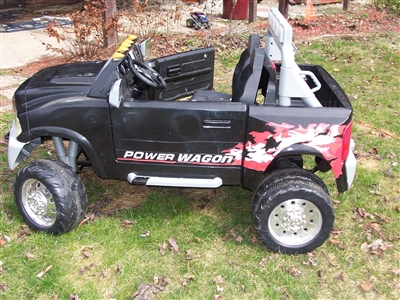 Power Wheels Ram Power Wagon Side graphics Set Decal Decals Kid Toy Truck Ride on