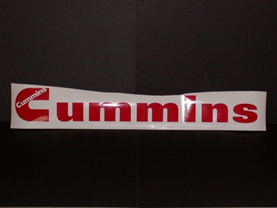 Cummins Windshield Decal