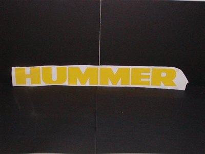 Hummer Windshield Decal