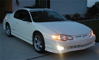 White Monte Carle w/ Monte Carlo Windshield Decal