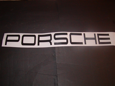 PORSCHE Windshield decal