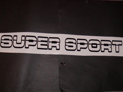 SUPER SPORT WINDSHIELD Decal