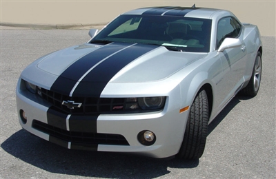 Grey Camaro w/ Black Rally Stripe