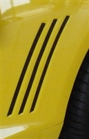Yellow Camaro Side Vent Decal Set