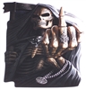 Middle Finger  Grim Reaper Skull  Full color Graphic Window Decal
