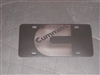 Cummins C Logo Vanity License Plate Black plate