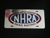 NHRA Vanity License plate Polished Stainless!