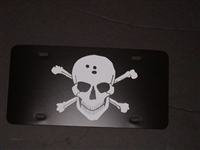 Skull Vanity License Plate