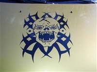 Tribal/Gothic Skull Hood Graphic #3