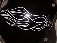 Eagle Flame Helmet Graphics