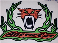 Arctic Cat Flame 9.5"x7" Decal