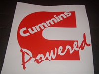 Cummins Power Window Decal