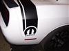 Dodge CHALLENGER Mopar or Bee LOGO rear Car stripes