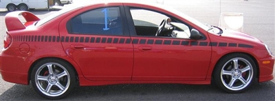 Red Car w/ Black Side Stripe