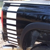 Black Truck w/ White Fadeout rear Bed stripes