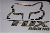 Large FULL COLOR Fox Racing Slant Head decal