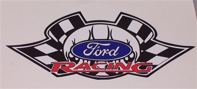 Ford Racing 6" x 8.5" Full Color Decal