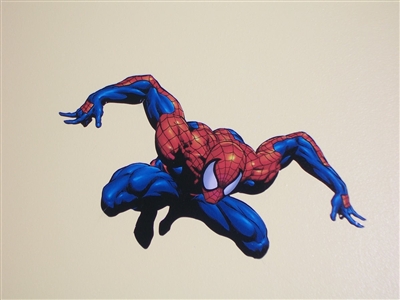 FULL COLOR Spiderman Peel and Stick Wall Decal