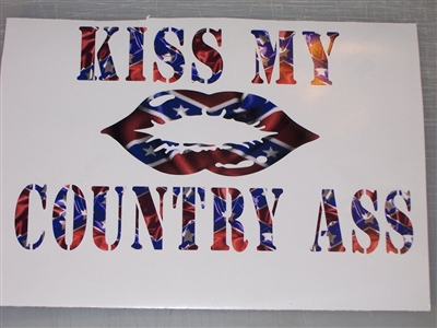 REBEL FLAG Dirtymax Decal