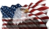 24X40 American Flag Eagle #1 Graphic Decal
