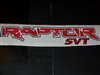 Raptor SVT Decal