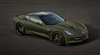 14-15 Green Corvette Stingray Wall/Trailer Decal