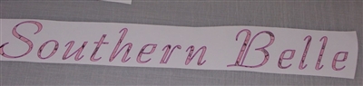 SOUTHERN BELLE Decal