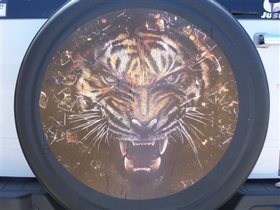 Tiger Spare Tire Cover