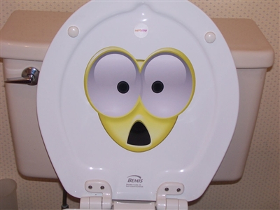 Toilet potty Smiley Decal