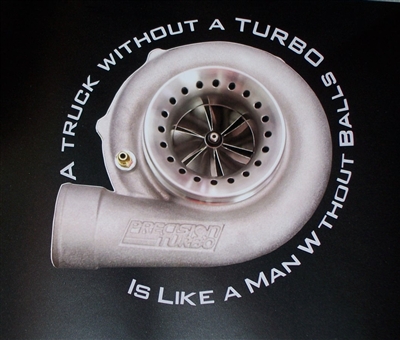 Truck Without Turbo 8" x 9" Decal